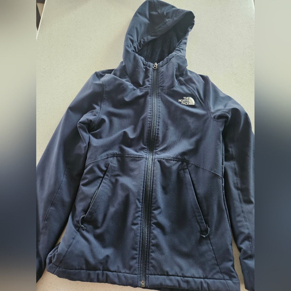 North Face jacket Size XS, Navy blue